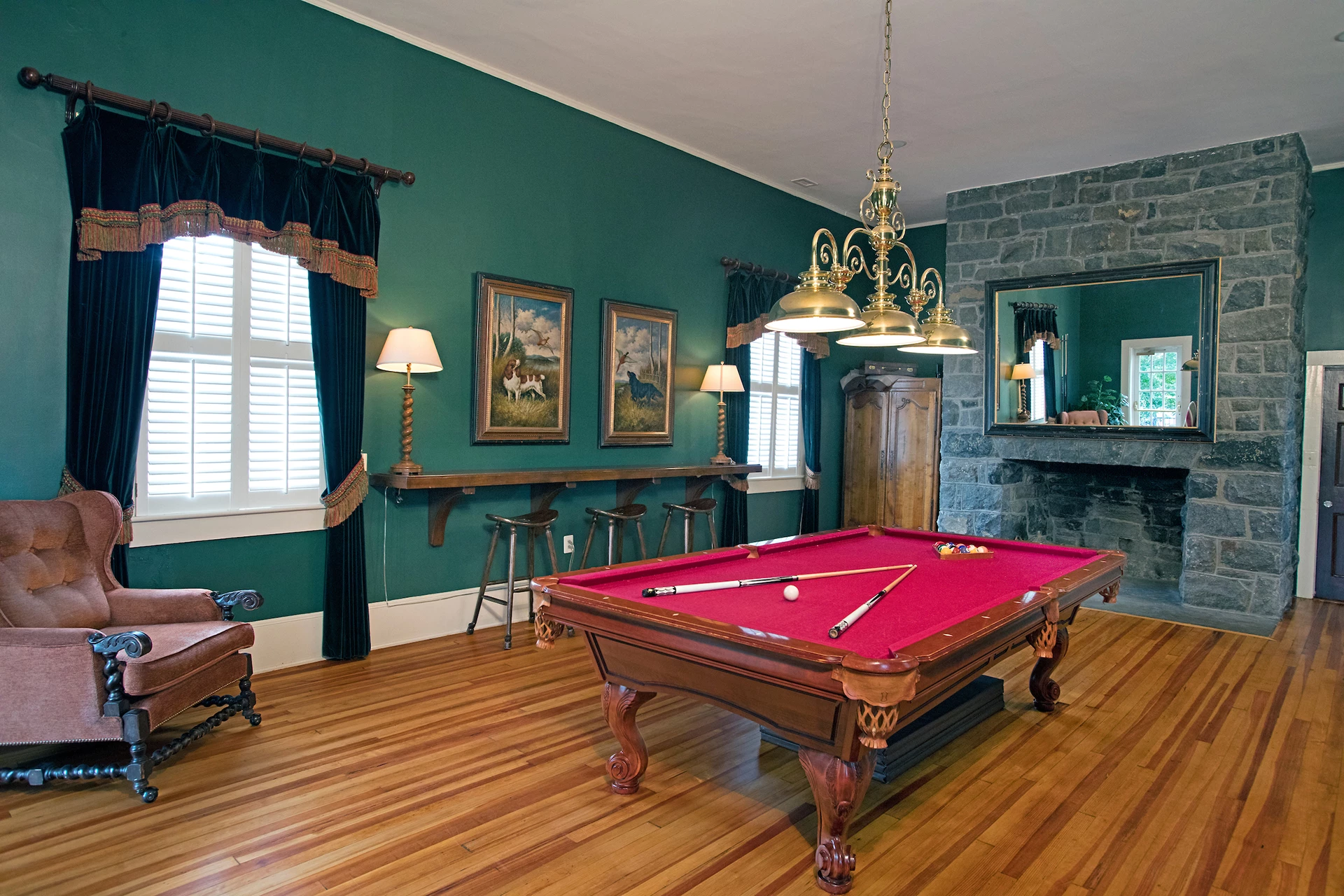 Belmont Country Club - Clubhouse Billiard Room
