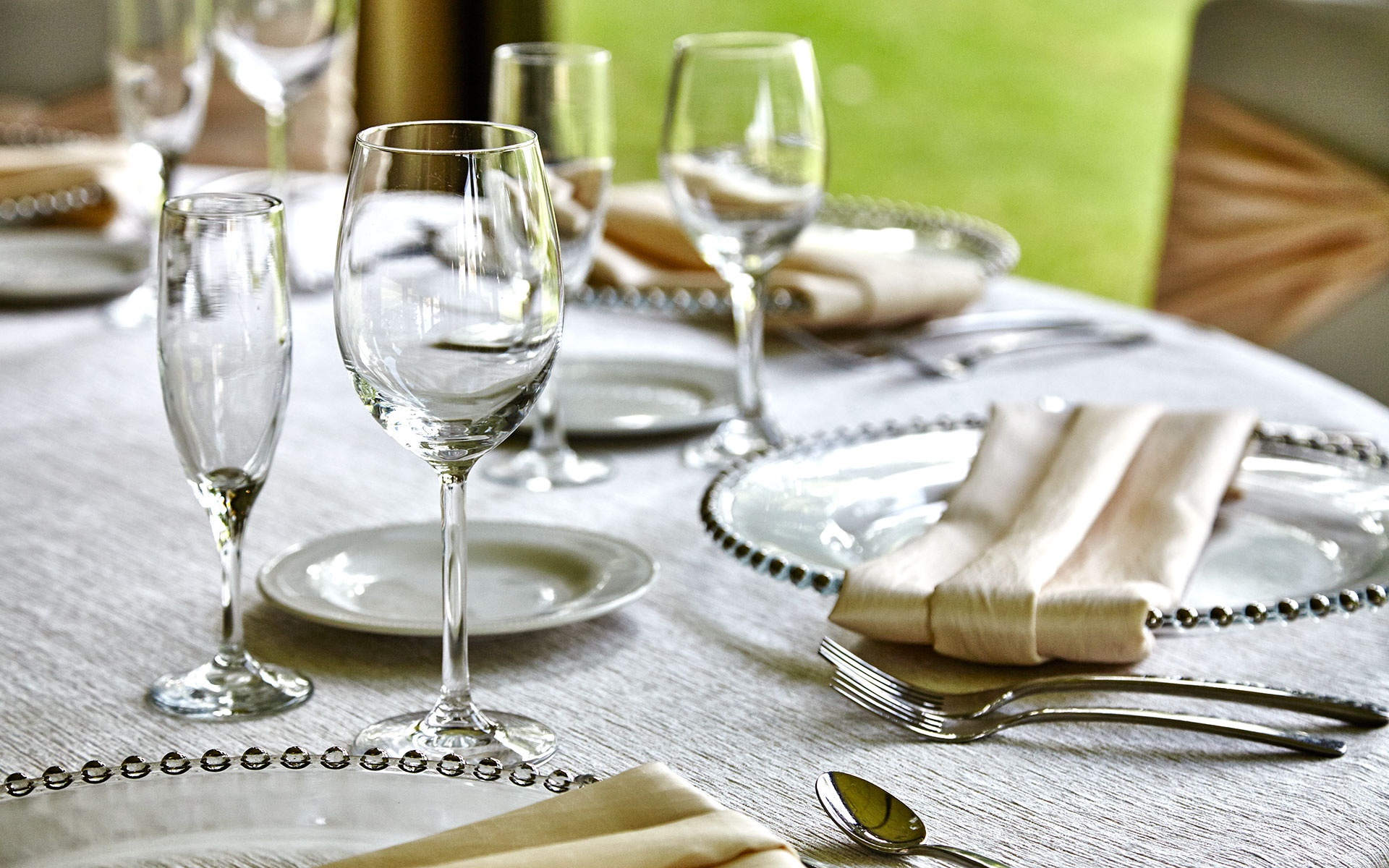 Heritage Golf Club - Wedding Table Setting