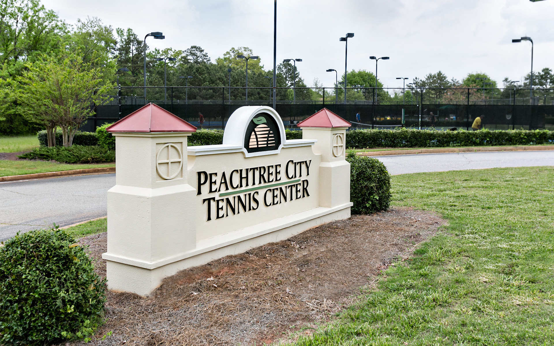 Peachtree City Tennis Center - Sign