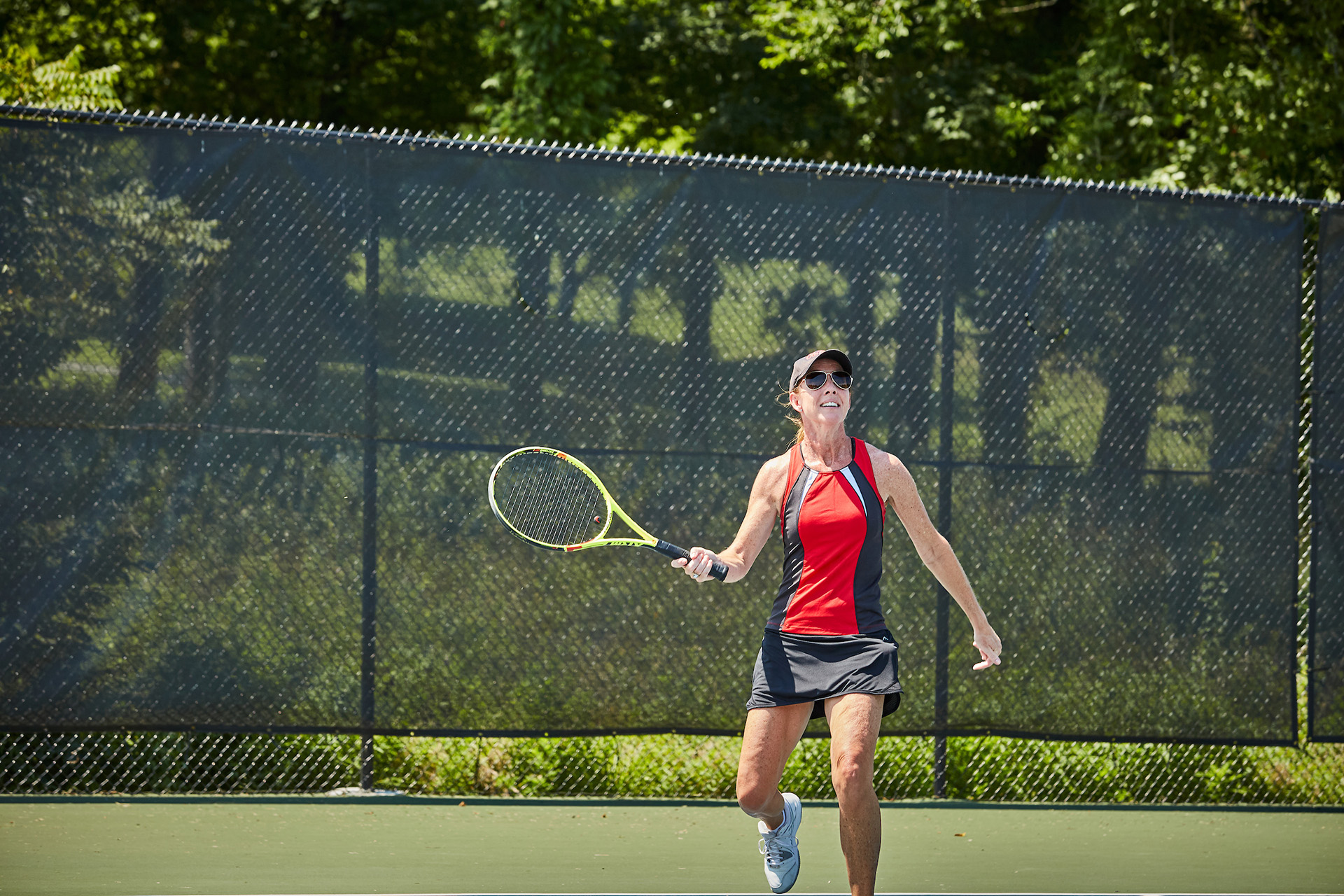 Temple Hills Country Club - Member playing tennis