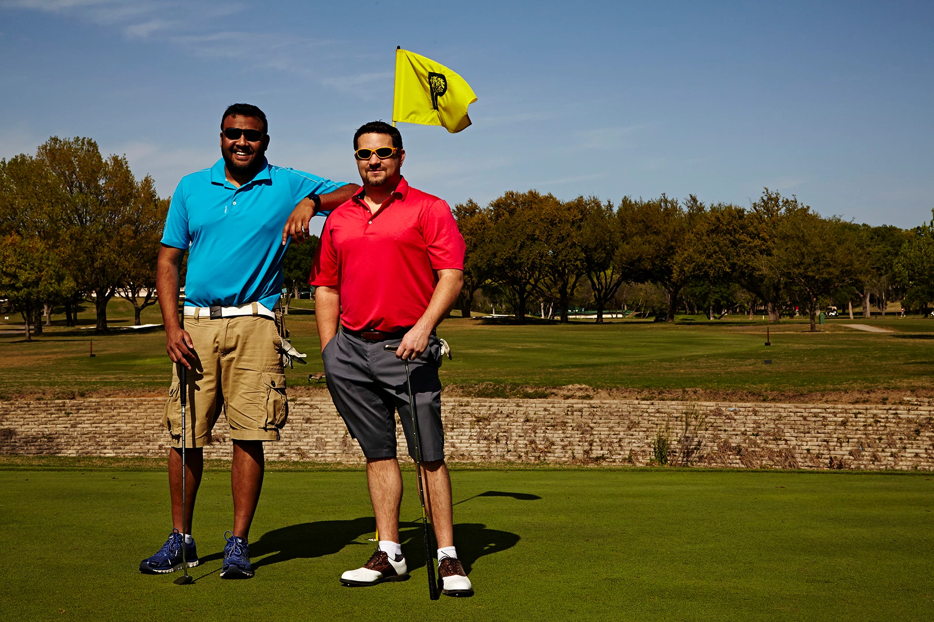 The Clubs of Prestonwood - Golfers on green