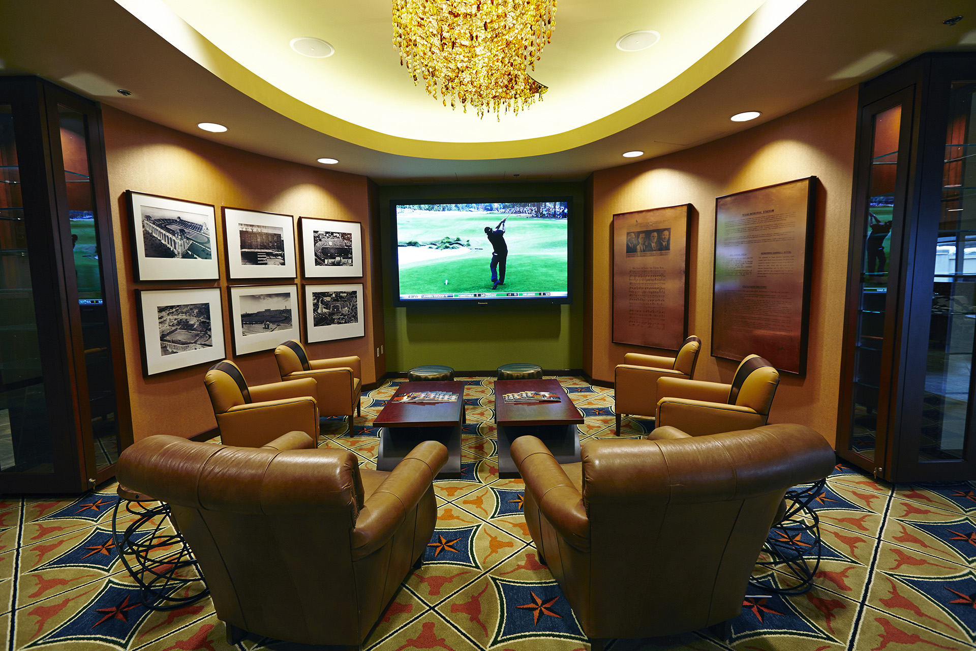 The University of Texas Club - Media Room